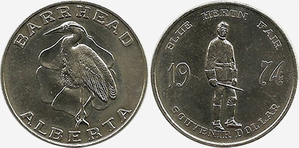 Barrhead - Trade Dollar - 1974
