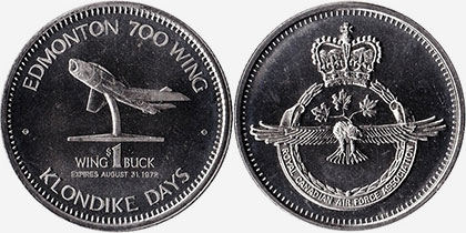 Edmonton - Klondike Days - 1972 - Wing Buck