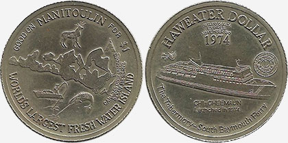 Manitoulin - Haweater Dollar - 1974