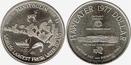 Manitoulin - Haweater Dollar - 1977