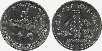 Manitoulin - Haweater Dollar - 1980