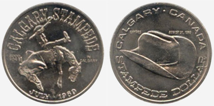 Calgary - Calgary Stampede - 1969 - 1 dollar