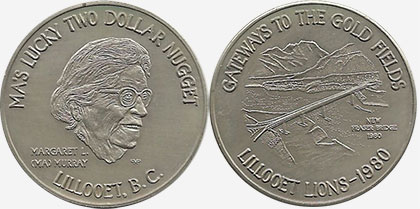 Lillooet Two Dollar Nugget - 1980