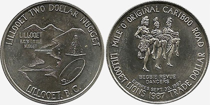 Lillooet Two Dollar Nugget - 1987