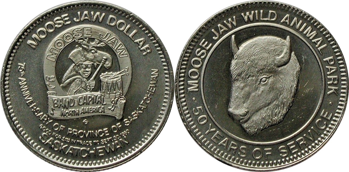 Moose Jaw - Trade Dollar - 1980