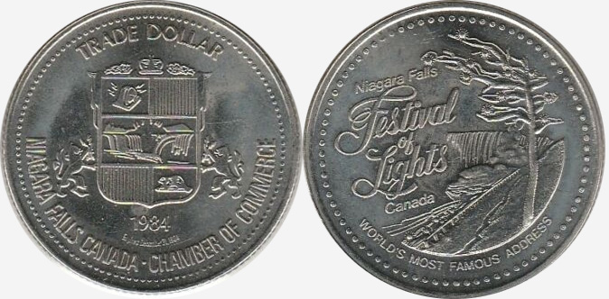 Niagara Falls - Trade Dollar - 1984
