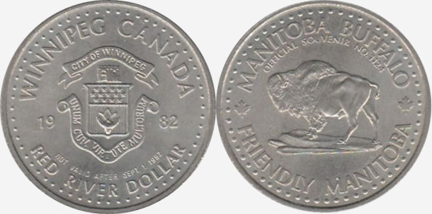 Winnipeg - Red River Dollar - 1982