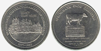 Woodstock District - Dairy County Dollar - 1982