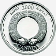 25 cents 2000 - Août - Famille