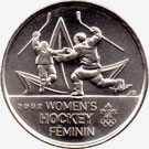 25 cents 2009 - Hockey féminin