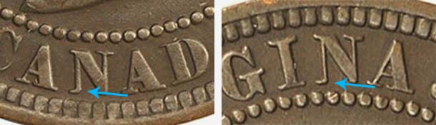 1 cent 1881 - H - Single Serif N
