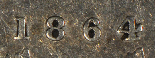 5 cents 1864 - Nouveau-Brunswick - Petit 6