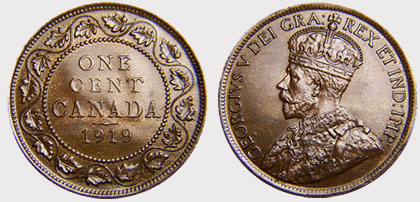 1 cent 1919