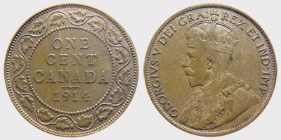 1 cent 1914