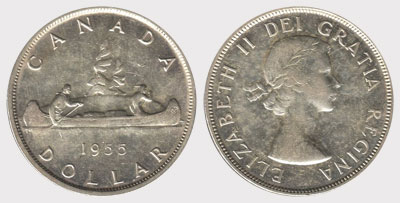 1 dollar 1954