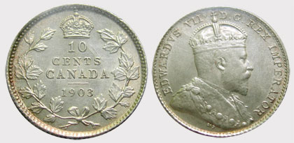 10 cents 1907