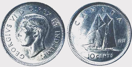 10 cents 1943