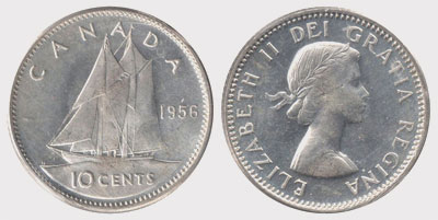 10 cents 1959