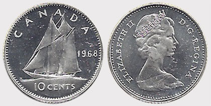 10 cents 1973
