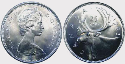 25 cents 1970