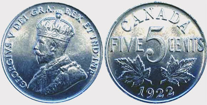 5 cents 1930
