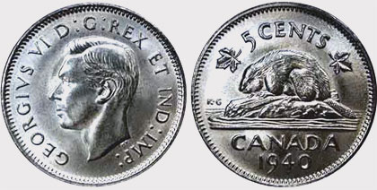 5 cents 1940