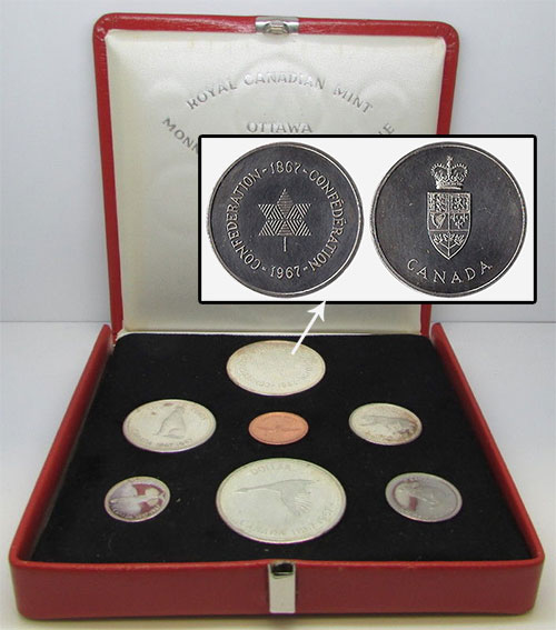 1967 PL Set - Silver medallion