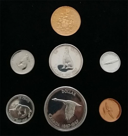 1967 Speciment SP Set - Confederation - 20 dollars en or