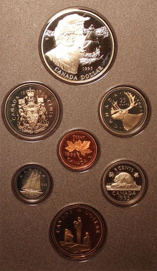 1995 PR Set - Hudson Bay Company - 1 dollar Peace