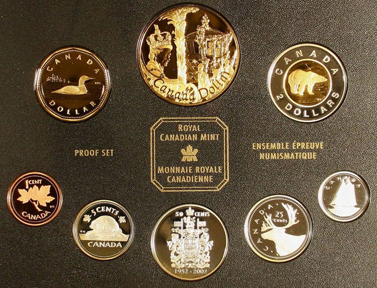 2002 PR Set - Jubilée d'or - Plaqué or
