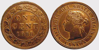 1 cent 1888