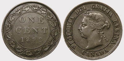 1 cent 1892