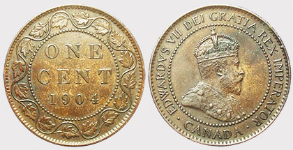 1 cent 1904