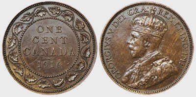 1 cent 1916