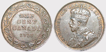 1 cent 1918