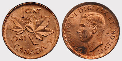 1 cent 1941