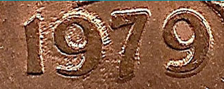 1 cent 1979 - Double 979