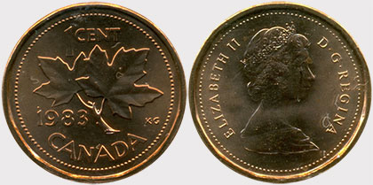 1 cent 1983