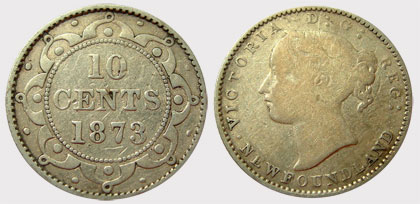 10 cents 1873