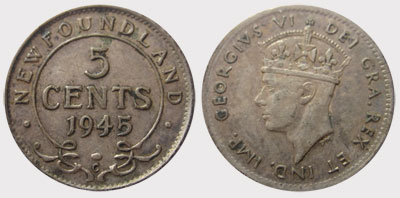 5 cents 1944