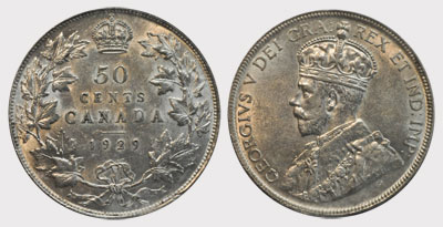 50 cents 1929