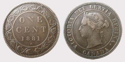 1 cent 1881