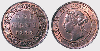 1 cent 1900