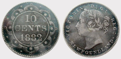 10 cents 1896