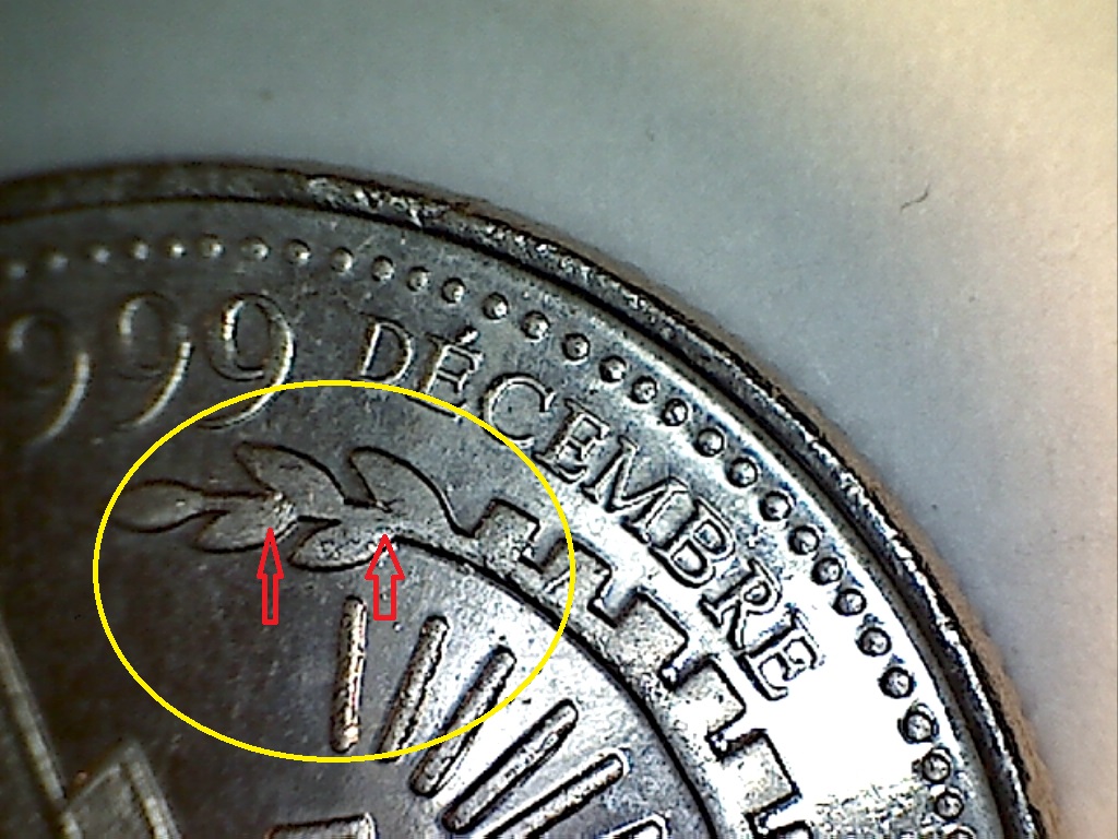 1999 Décembre Acc. Revers Doublure d' ÉLIZABETH  B219039C 1 de 2.jpg