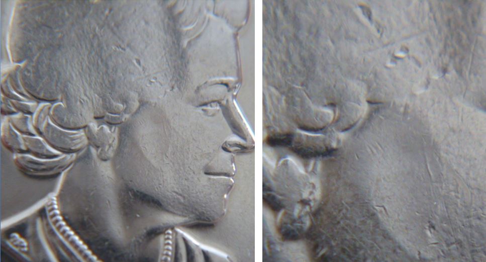 10 Cents 2015-Frappe a travers graisse cheveux effigie-2.JPG
