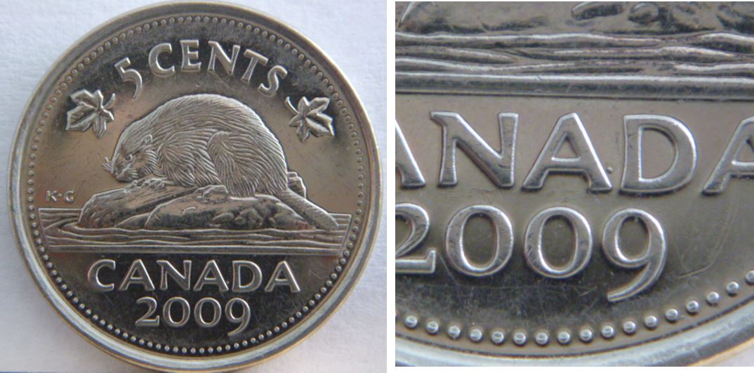 5 Cents 2009-Point entre le AD de canADa-1.JPG