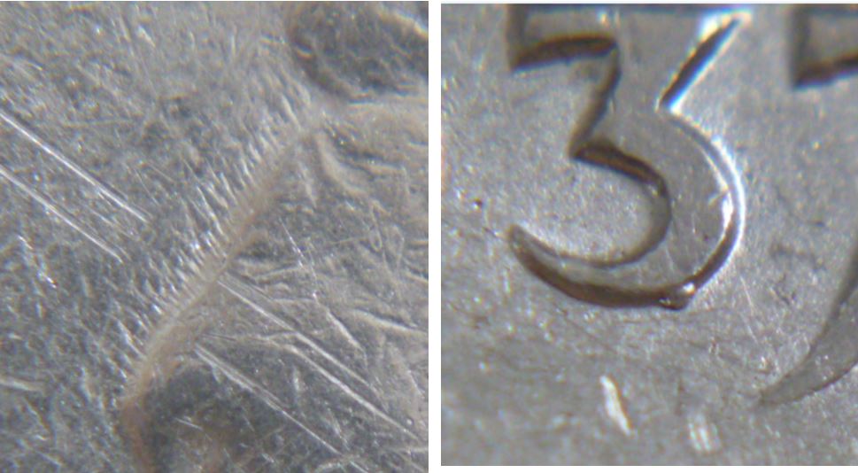 5 Cents 1937. -Coin entrechoqué revers+Petite éclat de coin sous le 3-3.JPG