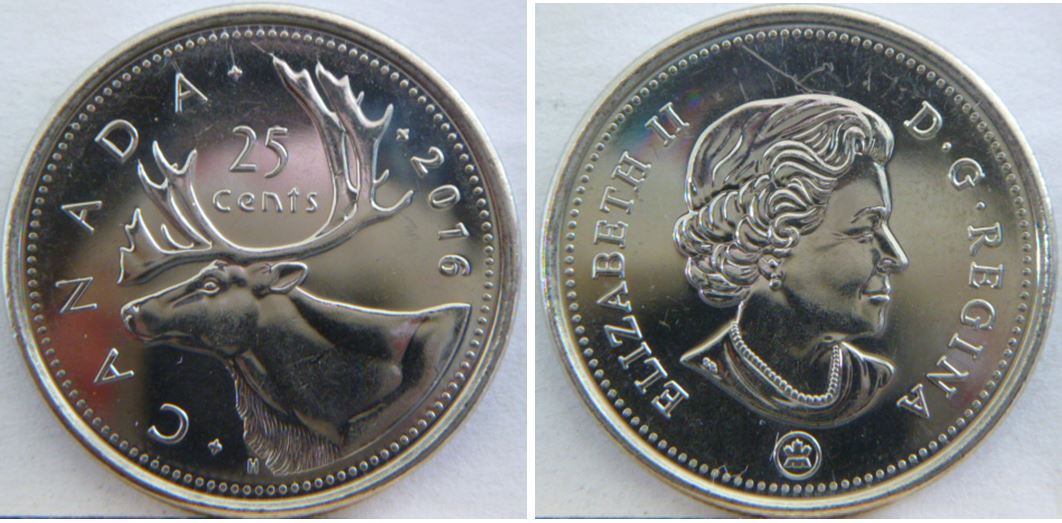 25 Cents 2016-Éclat de coin sur le 6 de la date-1.JPG