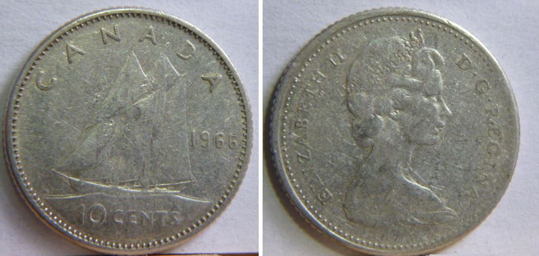 10 Cents 1966-Coin décentré du coté avers.JPG